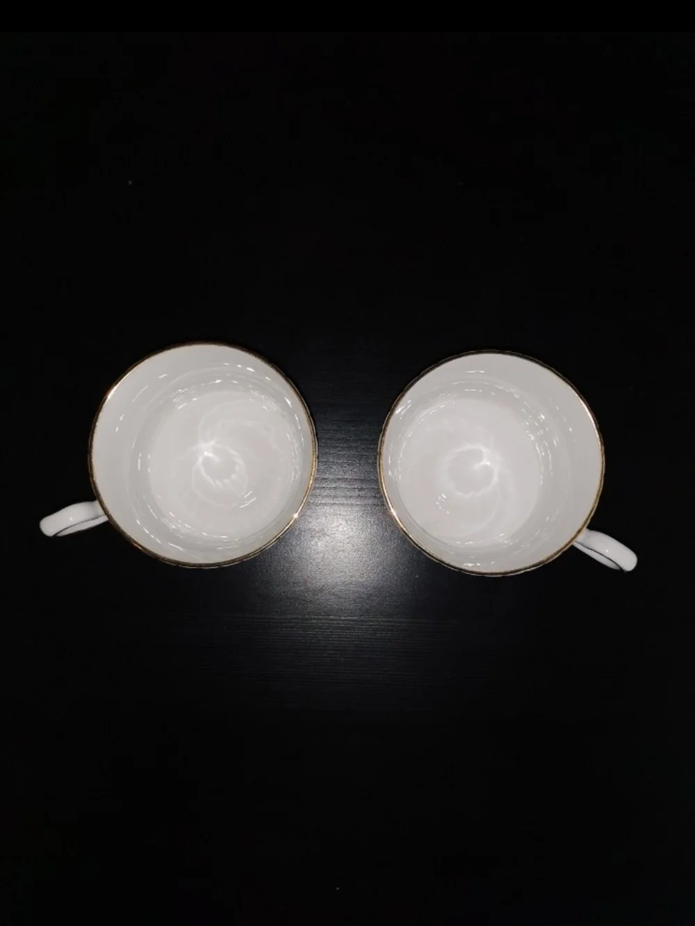 Lot of 2 - Vintage Royal Stafford Bone China Teacup with Blue Flowers EST 1845
